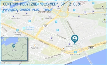 PORADNIA CHORÓB PŁUC - CENTRUM MEDYCZNE "OLK-MED" SP. Z O.O. - PLAC 18 STYCZNIA 4,  TORUŃ