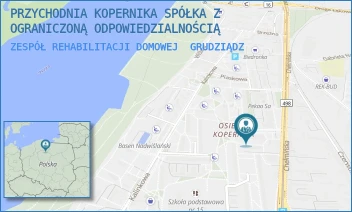 ZESPÓŁ REHABILITACJI DOMOWEJ - PRZYCHODNIA KOPERNIKA SPÓŁKA Z OGRANICZONĄ ODPOWIEDZIALNOŚCIĄ - CHEŁMIŃSKA 74,  GRUDZIĄDZ