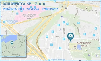 PORADNIA OKULISTYCZNA - OCULOMEDICA SP. Z O.O. - OGRODY 14,  BYDGOSZCZ
