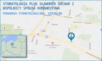 PORADNIA STOMATOLOGICZNA - STOMATOLOGIA PLUS SŁAWOMIR SUCHAR I WSPÓLNICY SPÓŁKA KOMANDYTOWA - GIMNAZJALNA 17,  STRZELNO