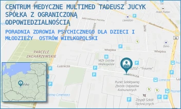 PORADNIA ZDROWIA PSYCHICZNEGO DLA DZIECI I MŁODZIEŻY - CENTRUM MEDYCZNE MULTIMED TADEUSZ JUCYK SPÓŁKA Z OGRANICZONĄ ODPOWIEDZIALNOŚCIĄ - LOTNICZA 24,  OSTRÓW WIELKOPOLSKI