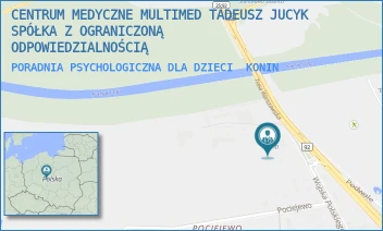 PORADNIA PSYCHOLOGICZNA DLA DZIECI - CENTRUM MEDYCZNE MULTIMED TADEUSZ JUCYK SPÓŁKA Z OGRANICZONĄ ODPOWIEDZIALNOŚCIĄ - WOJSKA POLSKIEGO 33B,  KONIN