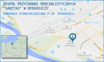 PORADNIA STOMATOLOGICZNA P-10 - ZESPÓŁ PRZYCHODNI SPECJALISTYCZNYCH "SANITAS" W BYDGOSZCZY - UNII LUBELSKIEJ 15,  BYDGOSZCZ