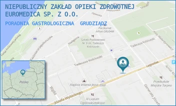 PORADNIA GASTROLOGICZNA - NIEPUBLICZNY ZAKŁAD OPIEKI ZDROWOTNEJ EUROMEDICA SP. Z O.O. - LEGIONÓW 21/23,  GRUDZIĄDZ