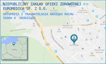 ORTOPEDIA I TRAUMATOLOGIA NARZĄDU RUCHU - IKARA 4 - NIEPUBLICZNY ZAKŁAD OPIEKI ZDROWOTNEJ EUROMEDICA SP. Z O.O. - IKARA 4,  GRUDZIĄDZ