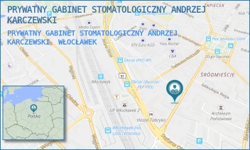 PRYWATNY GABINET STOMATOLOGICZNY ANDRZEJ KARCZEWSKI - PRYWATNY GABINET STOMATOLOGICZNY ANDRZEJ KARCZEWSKI - POLSKIEJ ORGANIZACJI WOJSKOWEJ 22 B/3 A,  WŁOCŁAWEK