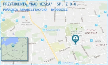 PORADNIA REHABILITACYJNA - PRZYCHODNIA "NAD WISŁĄ"  SP. Z O.O. - PIELĘGNIARSKA 13,  BYDGOSZCZ