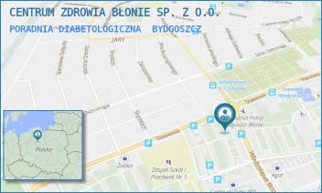 PORADNIA DIABETOLOGICZNA - CENTRUM ZDROWIA BŁONIE SP. Z O.O. - BRONIEWSKIEGO 9,  BYDGOSZCZ