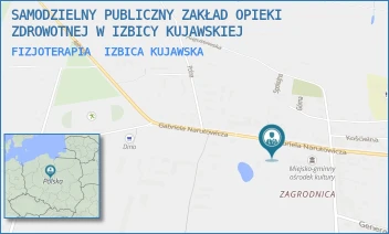 FIZJOTERAPIA - SAMODZIELNY PUBLICZNY ZAKŁAD OPIEKI ZDROWOTNEJ W IZBICY KUJAWSKIEJ - NARUTOWICZA 63/1,  IZBICA KUJAWSKA