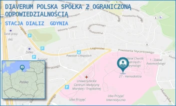 STACJA DIALIZ - DIAVERUM POLSKA SPÓŁKA Z OGRANICZONĄ ODPOWIEDZIALNOŚCIĄ - UL. POWSTANIA STYCZNIOWEGO 1,  GDYNIA