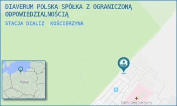 STACJA DIALIZ - DIAVERUM POLSKA SPÓŁKA Z OGRANICZONĄ ODPOWIEDZIALNOŚCIĄ - UL. ALOJZEGO PIECHOWSKIEGO 36A,  KOŚCIERZYNA