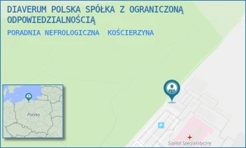 PORADNIA NEFROLOGICZNA - DIAVERUM POLSKA SPÓŁKA Z OGRANICZONĄ ODPOWIEDZIALNOŚCIĄ - UL. ALOJZEGO PIECHOWSKIEGO 36A,  KOŚCIERZYNA