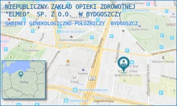 GABINET GINEKOLOGICZNO-POŁOŻNICZY - NIEPUBLICZNY ZAKŁAD OPIEKI ZDROWOTNEJ "ELMED"  SP. Z O.O.  W BYDGOSZCZY - KARŁOWICZA 3-5,  BYDGOSZCZ