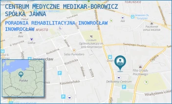 PORADNIA REHABILITACYJNA INOWROCŁAW - CENTRUM MEDYCZNE MEDIKAR-BOROWICZ SPÓŁKA JAWNA - ANDRZEJA 15,  INOWROCŁAW