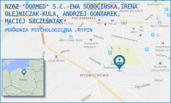 PORADNIA PSYCHOLOGICZNA - NZOZ "DORMED" S.C.-EWA SOBOCIŃSKA,IRENA OLEJNICZAK-KULA, ANDRZEJ GONTAREK, MACIEJ SZCZEŚNIAK - LISSOWSKIEGO 16,  RYPIN