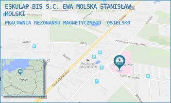 PRACOWNIA REZONANSU MAGNETYCZNEGO - ESKULAP BIS S.C. EWA MOLSKA STANISŁAW MOLSKI - KOPERKOWA 2,  OSIELSKO