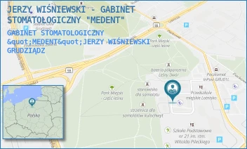 GABINET STOMATOLOGICZNY "MEDENT"JERZY WIŚNIEWSKI - JERZY WIŚNIEWSKI - GABINET STOMATOLOGICZNY "MEDENT" - KUSTRONIA 6,  GRUDZIĄDZ