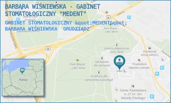 GABINET STOMATOLOGICZNY "MEDENT" BARBARA WIŚNIEWSKA - BARBARA WIŚNIEWSKA - GABINET STOMATOLOGICZNY "MEDENT" - KUSTRONIA 6,  GRUDZIĄDZ