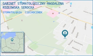 STOMATOLOGIA - GABINET STOMATOLOGICZNY MAGDALENA KOZŁOWSKA SEROCKA - TOPOLOWA 23,  CIECHOCINEK