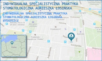 INDYWIDUALNA SPECJALISTYCZNA PRAKTYKA STOMATOLOGICZNA AGNIESZKA ŁOSIŃSKA - INDYWIDUALNA SPECJALISTYCZNA PRAKTYKA STOMATOLOGICZNA AGNIESZKA ŁOSIŃSKA - ŁOMŻYŃSKA 51A/28,  BYDGOSZCZ