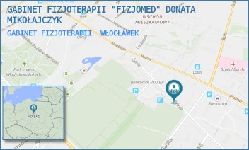 GABINET FIZJOTERAPII - GABINET FIZJOTERAPII "FIZJOMED" DONATA MIKOŁAJCZYK - ŻYTNIA 92,  WŁOCŁAWEK