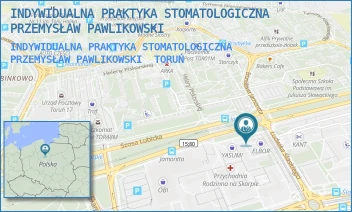 INDYWIDUALNA PRAKTYKA STOMATOLOGICZNA PRZEMYSŁAW PAWLIKOWSKI - INDYWIDUALNA PRAKTYKA STOMATOLOGICZNA PRZEMYSŁAW PAWLIKOWSKI - ŚLASKIEGO 2,  TORUŃ
