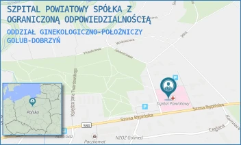 ODDZIAŁ GINEKOLOGICZNO-POŁOŻNICZY - SZPITAL POWIATOWY SPÓŁKA Z OGRANICZONĄ ODPOWIEDZIALNOŚCIĄ - DR J.G. KOPPA 1E,  GOLUB-DOBRZYŃ