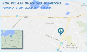 PORADNIA STOMATOLOGICZNA - NZOZ PRO-LAK MAŁGORZATA BOJANOWSKA - STEFANA KARDYNAŁA WYSZYŃSKIEGO 20,  CHEŁMŻA