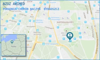PORADNIA CHORÓB NACZYŃ - NZOZ AWIMED - GEN.J.HALLERA 2C/-,  BYDGOSZCZ