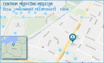 DZIAŁ (PRACOWNIA) FIZJOTERAPII - CENTRUM MEDYCZNE MEDICOR - OLSZTYŃSKA 18B,  TORUŃ