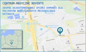 ZESPÓŁ DŁUGOTERMINOWEJ OPIEKI DOMOWEJ DLA PACJENTÓW WENTYLOWANYCH MECHANICZNIE - CENTRUM MEDYCZNE NOVENTO - UL. KARLICZKA 2,  KATOWICE