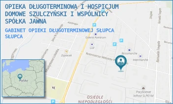 GABINET OPIEKI DŁUGOTERMINOWEJ SŁUPCA - OPIEKA DŁUGOTERMINOWA I HOSPICJUM DOMOWE SZULCZYŃSKI I WSPÓLNICY SPÓŁKA JAWNA - OS. NIEPODLEGŁOŚCI 10,  SŁUPCA