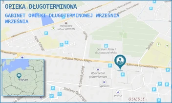 GABINET OPIEKI DŁUGOTERMINOWEJ WRZEŚNIA - OPIEKA DŁUGOTERMINOWA - SŁOWACKIEGO 42,  WRZEŚNIA