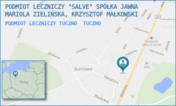 PODMIOT LECZNICZY TUCZNO - PODMIOT LECZNICZY "SALVE" SPÓŁKA JAWNA MARIOLA ZIELIŃSKA, KRZYSZTOF MAŁKOWSKI - WOLNOŚCI 55,  TUCZNO