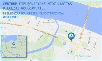 PIELĘGNIARSKA OPIEKA DŁUGOTERMINOWA - CENTRUM PIELĘGNACYJNE NZOZ CARITAS DIECEZJI WŁOCŁAWSKIEJ - GDAŃSKA 10,  WŁOCŁAWEK