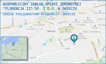 ZAKŁAD PIELĘGNACYJNO-OPIEKUŃCZY - NIEPUBLICZNY ZAKŁAD OPIEKI ZDROWOTNEJ "FLORENCJA II" SP. Z O.O. W ŚWIECIU - ŚW. WINCENTEGO 1,  ŚWIECIE