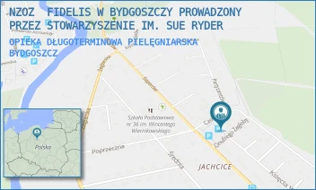 OPIEKA DŁUGOTERMINOWA PIELĘGNIARSKA - NZOZ  FIDELIS W BYDGOSZCZY PROWADZONY PRZEZ STOWARZYSZENIE IM. SUE RYDER - CZOŁGISTÓW 4,  BYDGOSZCZ