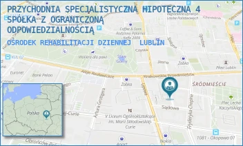 OŚRODEK REHABILITACJI DZIENNEJ - PRZYCHODNIA SPECJALISTYCZNA HIPOTECZNA 4 SPÓŁKA Z OGRANICZONĄ ODPOWIEDZIALNOŚCIĄ - HIPOTECZNA 4,  LUBLIN