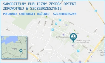 PORADNIA CHIRURGII OGÓLNEJ - SAMODZIELNY PUBLICZNY ZESPÓŁ OPIEKI ZDROWOTNEJ W SZCZEBRZESZYNIE - SZKOLNA 7,  SZCZEBRZESZYN