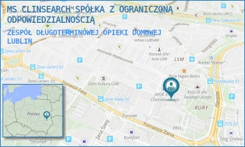 ZESPÓŁ DŁUGOTERMINOWEJ OPIEKI DOMOWEJ - MS CLINSEARCH SPÓŁKA Z OGRANICZONĄ ODPOWIEDZIALNOŚCIĄ - WALLENRODA 2F,  LUBLIN