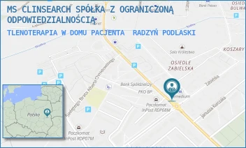 TLENOTERAPIA W DOMU PACJENTA - MS CLINSEARCH SPÓŁKA Z OGRANICZONĄ ODPOWIEDZIALNOŚCIĄ - WYSZYŃSKIEGO 17,  RADZYŃ PODLASKI