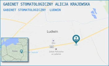 GABINET STOMATOLOGICZNY - GABINET STOMATOLOGICZNY ALICJA KRAJEWSKA - KOL.LUDWIN 18,  LUDWIN
