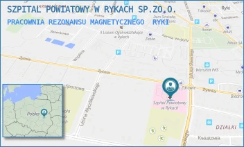 PRACOWNIA REZONANSU MAGNETYCZNEGO - SZPITAL POWIATOWY W RYKACH SP.ZO.O. - ŻYTNIA 23,  RYKI