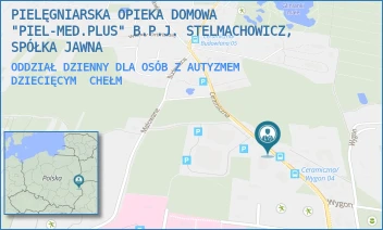 ODDZIAŁ DZIENNY DLA OSÓB Z AUTYZMEM DZIECIĘCYM - PIEL-MED.PLUS SPÓŁKA Z OGRANICZONĄ ODPOWIEDZIALNOŚCIĄ - CERAMICZNA 22A,  CHEŁM