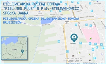 PIELĘGNIARSKA OPIEKA DŁUGOTERMINOWA DOMOWA - PIEL-MED.PLUS SPÓŁKA Z OGRANICZONĄ ODPOWIEDZIALNOŚCIĄ - ZAMOJSKA 12,  HRUBIESZÓW