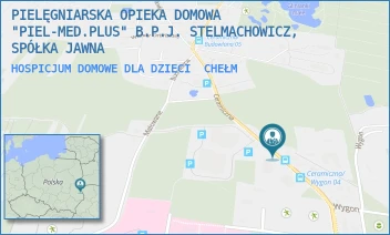 HOSPICJUM DOMOWE DLA DZIECI - PIEL-MED.PLUS SPÓŁKA Z OGRANICZONĄ ODPOWIEDZIALNOŚCIĄ - CERAMICZNA 22A,  CHEŁM