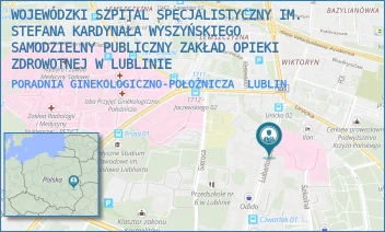 PORADNIA GINEKOLOGICZNO-POŁOŻNICZA - WOJEWÓDZKI SZPITAL SPECJALISTYCZNY IM. STEFANA KARDYNAŁA WYSZYŃSKIEGO SAMODZIELNY PUBLICZNY ZAKŁAD OPIEKI ZDROWOTNEJ W LUBLINIE - LUBARTOWSKA 81,  LUBLIN