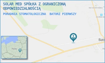 PORADNIA STOMATOLOGICZNA - SOLAR MED SPÓŁKA Z OGRANICZONĄ ODPOWIEDZIALNOŚCIĄ - 55M,  BATORZ PIERWSZY