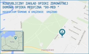 HOSPICJUM DOMOWE W DRĘŻEWIE - NIEPUBLICZNY ZAKŁAD OPIEKI ZDROWOTNEJ DOMOWA OPIEKA MEDYCZNA "DO-MED " - CISOWA 7,  DRĘŻEWO