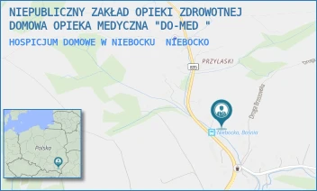 HOSPICJUM DOMOWE W NIEBOCKU - NIEPUBLICZNY ZAKŁAD OPIEKI ZDROWOTNEJ DOMOWA OPIEKA MEDYCZNA "DO-MED " - NIEBOCKO 135,  NIEBOCKO